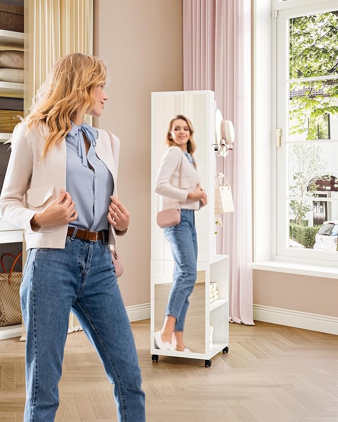 360° градус эргэдэг шүүгээтэй толь