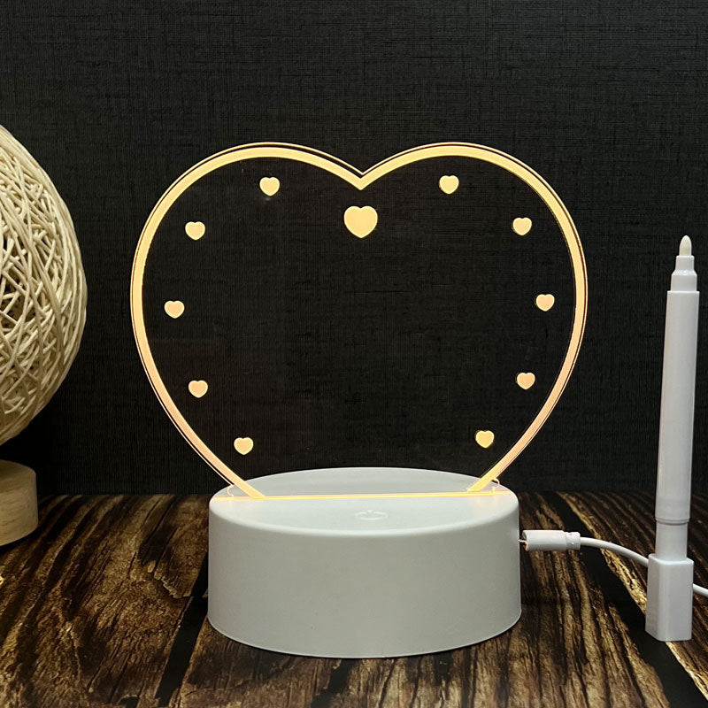 Ширээний бичдэг лед гэрэлтэй самбар