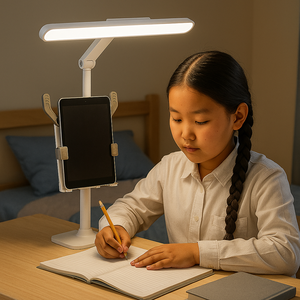 Ширээний лед гэрэл (ном тогтоогчтой)