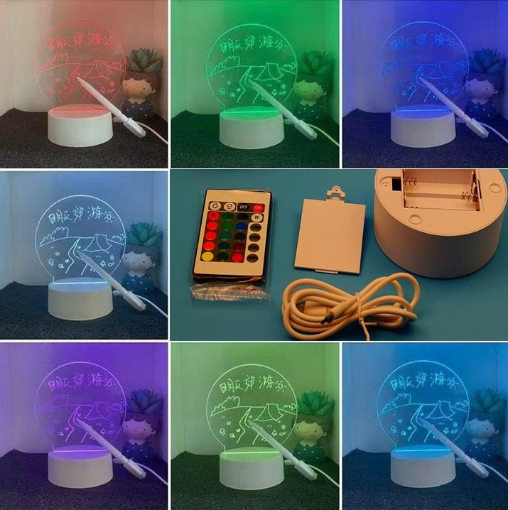 Ширээний бичдэг лед гэрэлтэй самбар